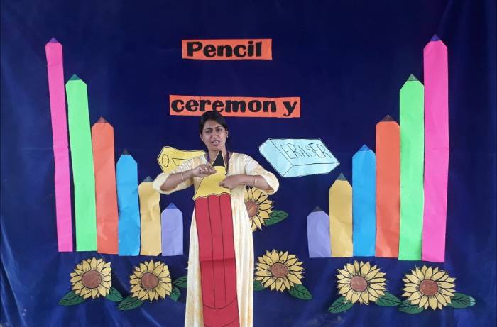 Pencil ceremony and Garba celebration - 2022 - nagpurkatol